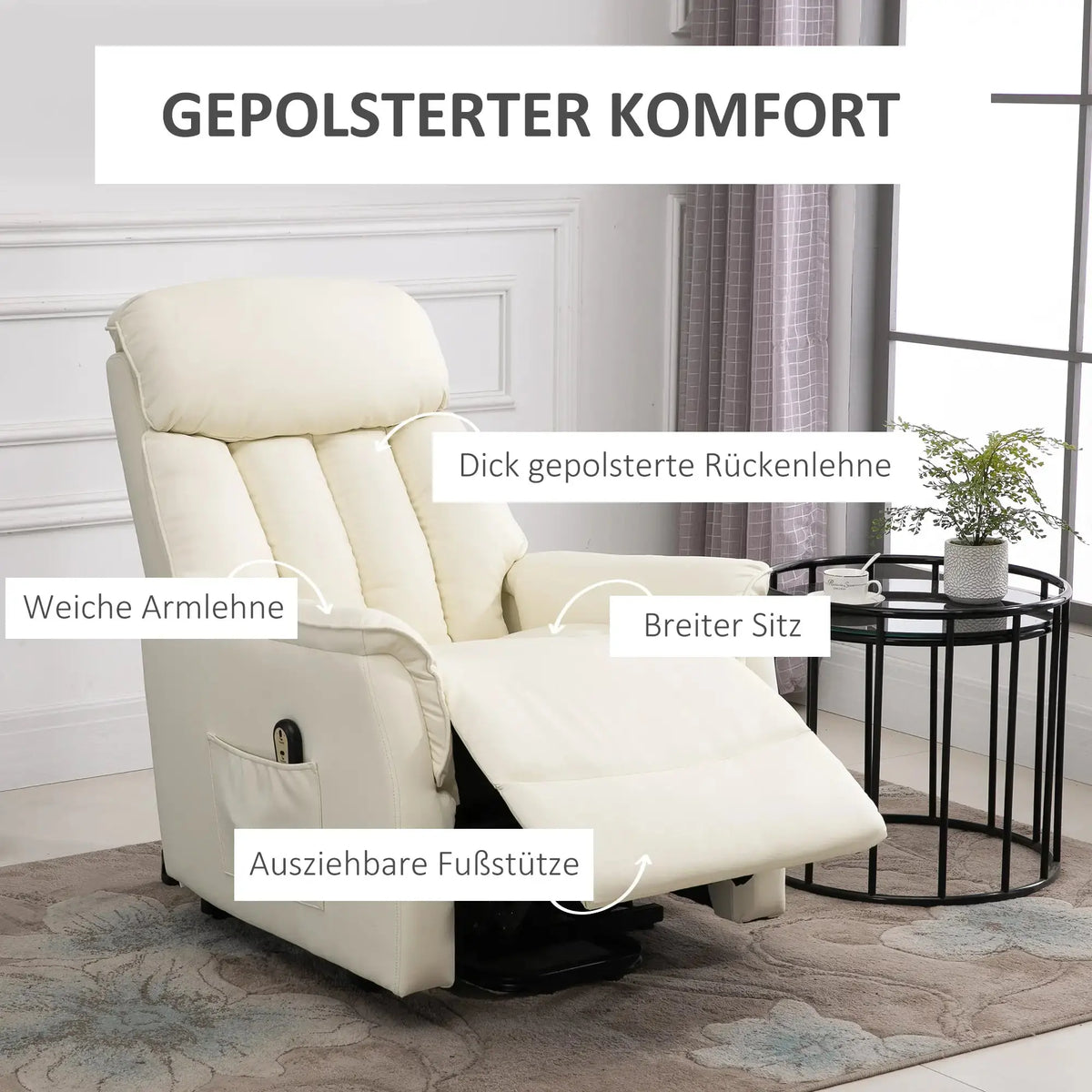RehaComfort Aufstehsessel Elvio