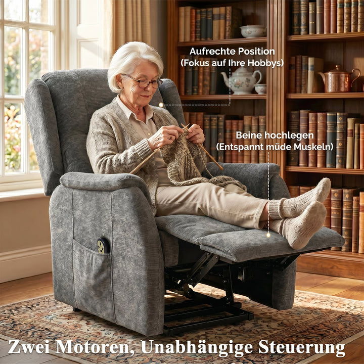RehaComfort Aufstehsessel Duetto Dual-Motor