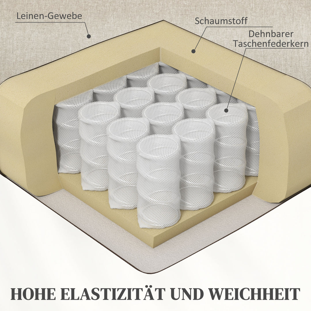 RehaComfort Aufstehsessel Ferano Beige Polsterung