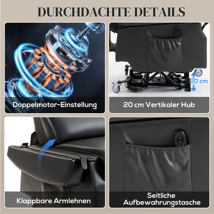 RehaComfort Aufstehsessel Agilo Polsterung