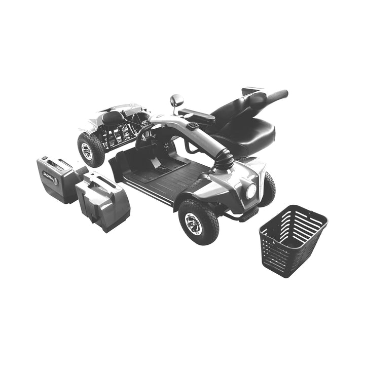 Aktiv Deutschland Elektromobil Capri in Silber Aktiv Deutschland