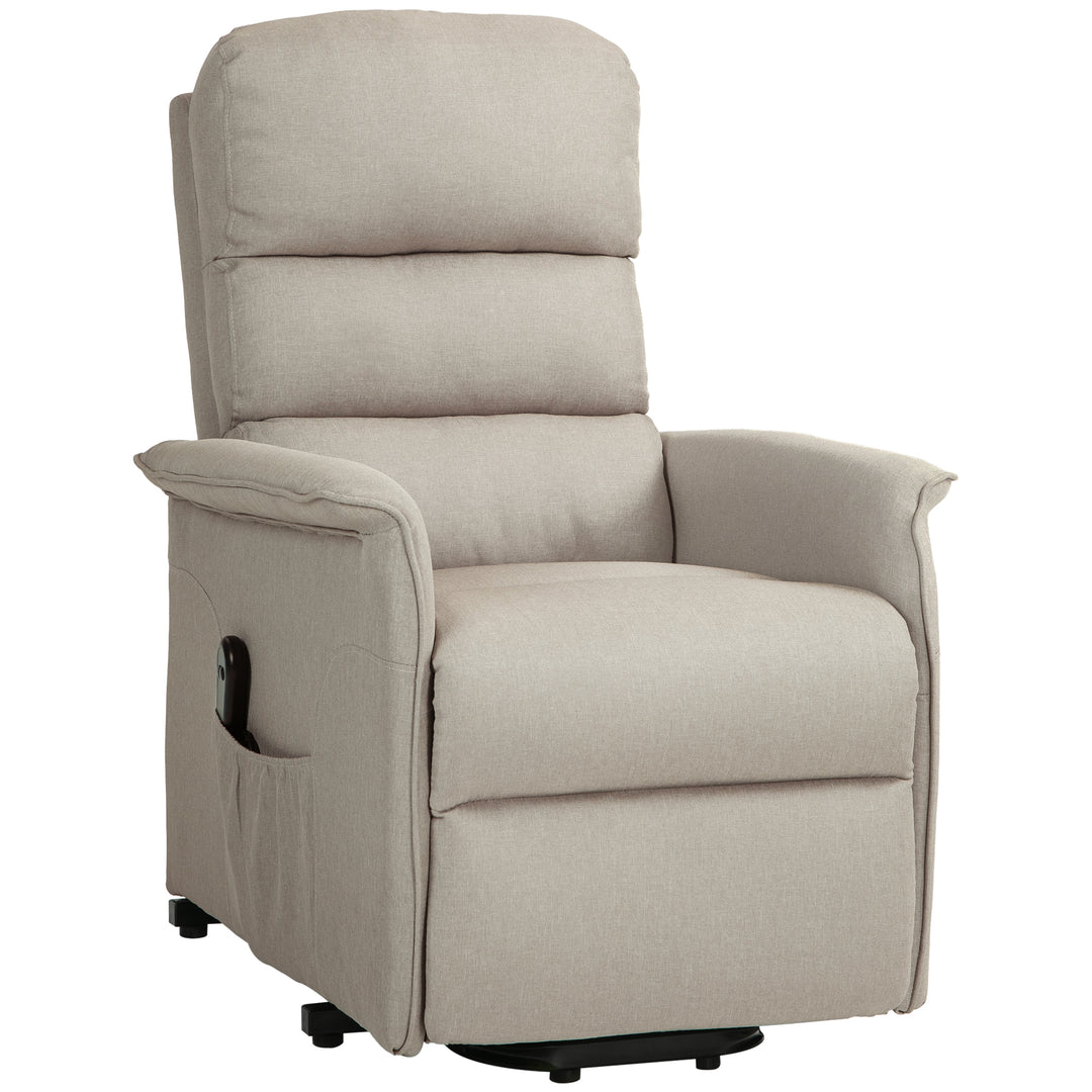 RehaComfort Aufstehsessel Ferano Beige Liegeposition
