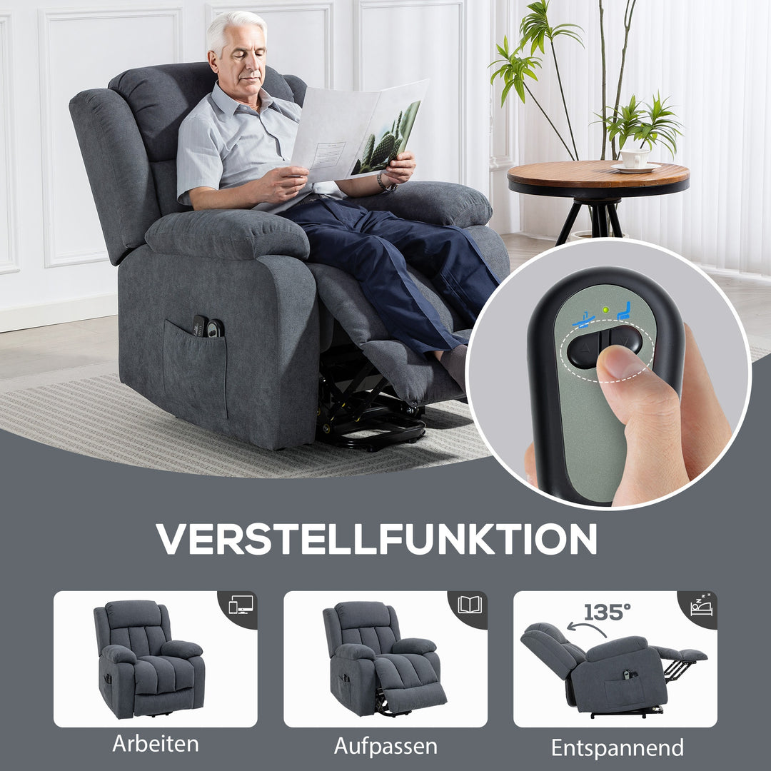 RehaComfort Aufstehsessel Robusto Massagefunktion