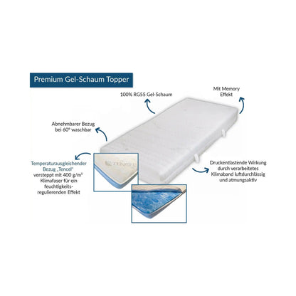 Medicalneed Topper Premium Gel-Schaum