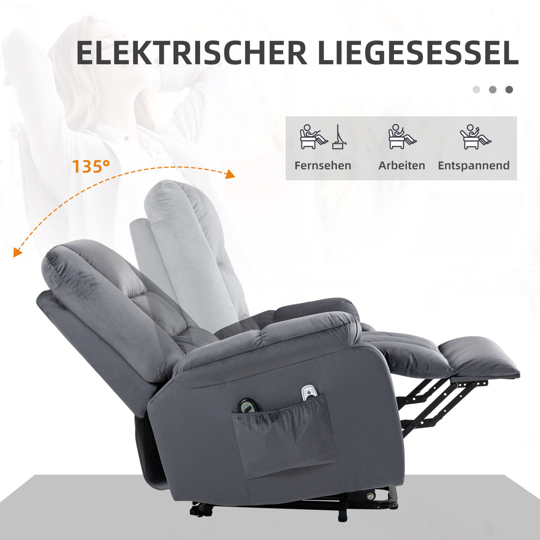 RehaComfort Aufstehsessel Tavaro Premium mit Massage und Wärme