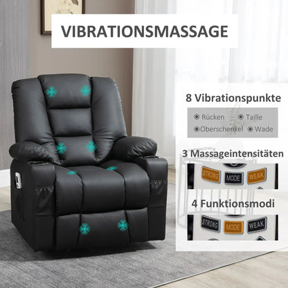 RehaComfort Aufstehsessel Ravello Deluxe mit Massage RehaComfort