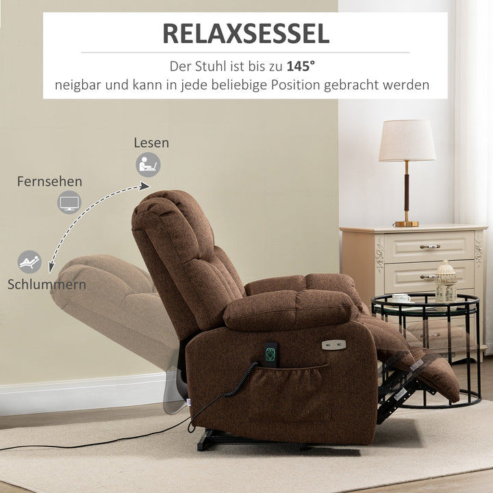 RehaComfort Aufstehsessel Lino Seitenansicht