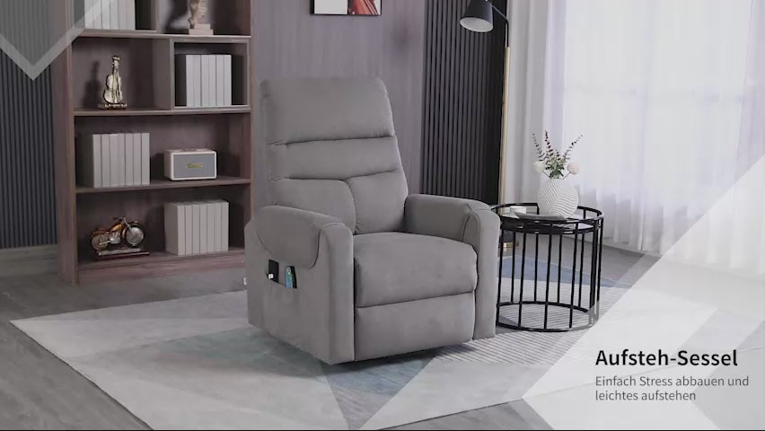 Seniorensessel elektrisch verstellbar | Lirento|  mit Massage und Wärme | RehaComfort