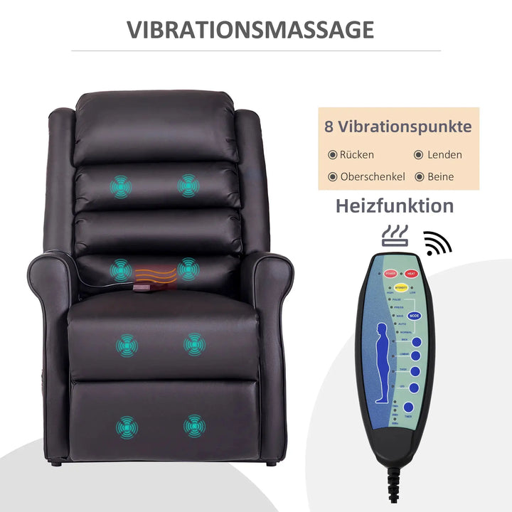 Seniorensessel mit Massagefunktion | Corvino | mit Massage und Wärme | RehaComfort