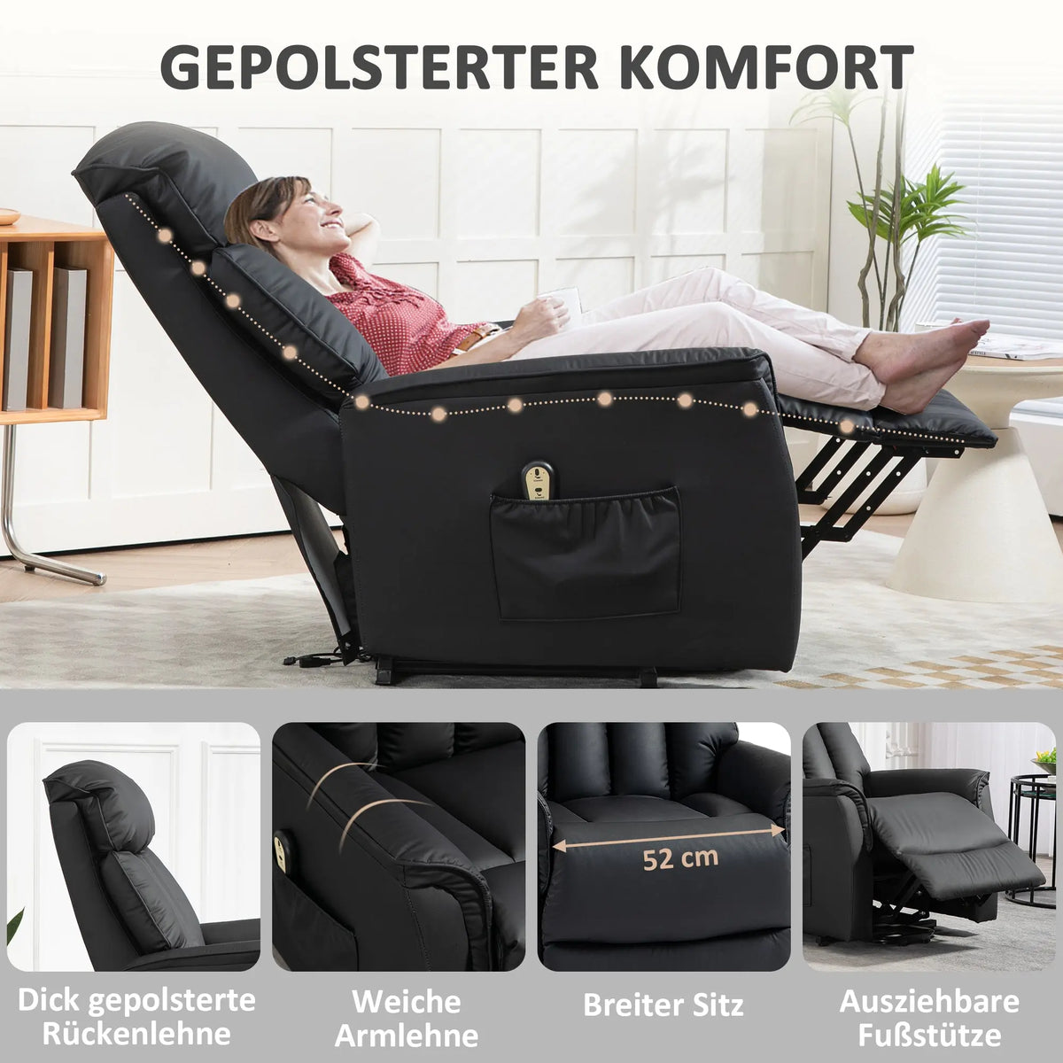 RehaComfort Aufstehsessel Elvio