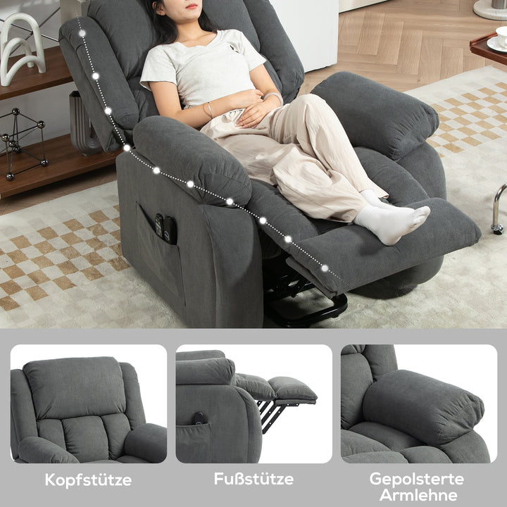 Calmaro Aufstehsessel Seitentasche